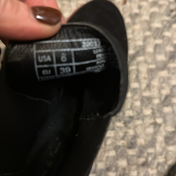 Antonio De Faria | Black Chunky Suede Bootie - Picture 7 of 7